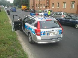 Kierowca citroena wjechał w motocykl
