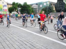 Prawie setka rowerzystów na Masie Krytycznej