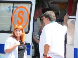 Na Metalchemie paliła się klatka schodowa