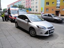 Ford uderzył w tył opla