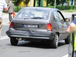 Ford uderzył w tył opla