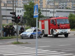 Awaria w chryslerze, interweniowali strażacy