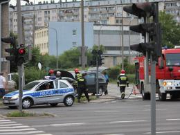 Awaria w chryslerze, interweniowali strażacy