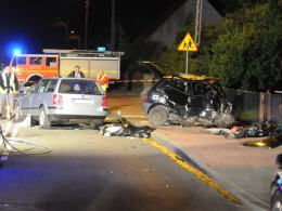 Tragedia pod Strzelcami Opolskimi. W wypadku zginęło pięć osób.