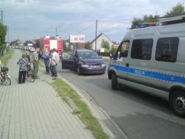 Zderzenie dwóch fiatów w Lędzinach