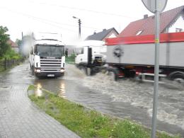 Ulewny deszcz na Opolszczyźnie
