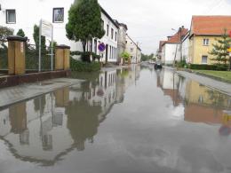 Ulewny deszcz na Opolszczyźnie
