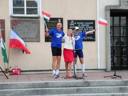 Symboliczna węgiersko-polska sztafeta