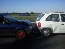 Angielscy studenci utknęli na autostradzie