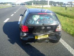 Angielscy studenci utknęli na autostradzie