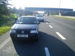 Angielscy studenci utknęli na autostradzie