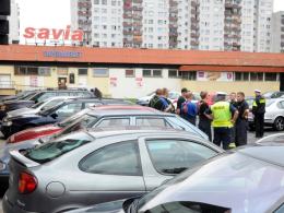 Alarm bombowy na osiedlu Armii Krajowej