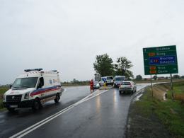Wypadek na nowej obwodnicy Grodkowa