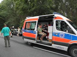 Nadmierna prędkość skutkowała dachowaniem