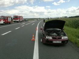 Kolejny wypadek na "grzybku": kierowca nie ustąpił pierwszeństwa