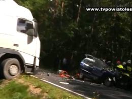 Tragiczny karambol pod Praszką
