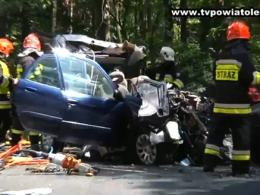 Tragiczny karambol pod Praszką