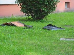 Pożar mieszkania na Chabrach