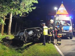 21-letnia kobieta zginęła w wypadku pod Bierdzanami