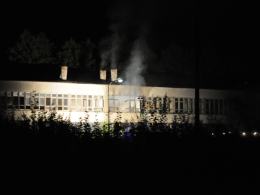 Pożar starego biurowca na Metalchemie
