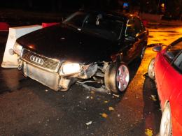 Pijany kierowca audi wjechał w hondę