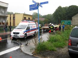 Śmiertelne potrącenie rowerzysty w Dobrodzieniu