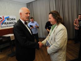 Korwin Mikke zaprezentował opolskich kandydatów Nowej Prawicy do Sejmu