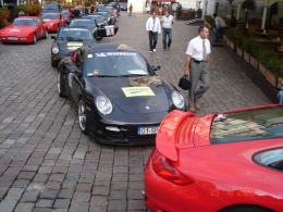 Zlot Porsche na opolskim rynku