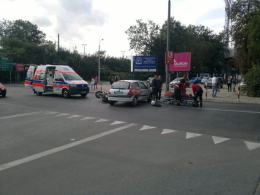 Kierowca renault wymusił pierwszeństwo na motocykliście