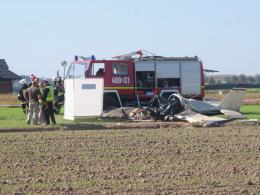 Pod Nysą spadła awionetka, dwie osoby nie żyją