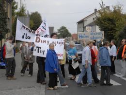 Mieszkańcy Reńskiej Wsi zablokowali drogę