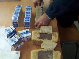 Ukrainiec przemycał papierosy w bochenku chleba