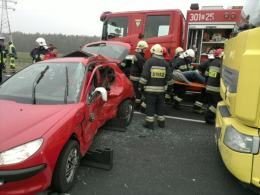 Wypadek na obwodnicy Opola - kobieta próbowała zawrócić
