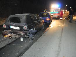 Pijany kierowca spowodował wypadek i uciekł z miejsca zdarzenia