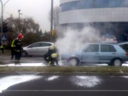 Pożar samochodu przy ul. Horoszkiewicza