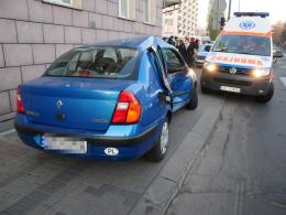 Zderzenie na skrzyżowaniu w centrum Opola