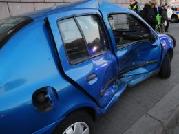 Zderzenie na skrzyżowaniu w centrum Opola