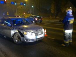 Sprawcą zdarzenia był kierowca audi.