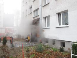Pożar piwnicy w Strzelcach Opolskich, ewakuowano 7 osób