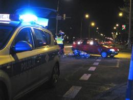 75-letni kierowca wjechał w motorower