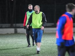 Na zajęciach pojawił się 33 -letni Tomasz Copik, przymierzany do pierwszego składu OKS.