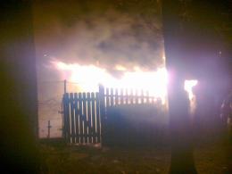 Pożar działkowej altanki na Zaodrzu