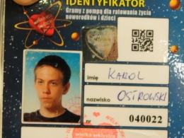 Tak będzie wyglądał tegoroczny identyfikator wolontariusza WOŚP.
