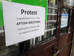 Godzinny protest aptekarzy. Tak będzie codziennie?