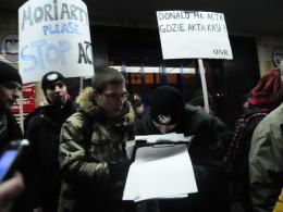 Nie dla ACTA w Opolu. Ponad tysiąc protestujących.