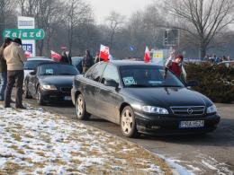 Około 300 aut blokowało autostradę. Kierowcy protestują