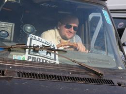 Około 300 aut blokowało autostradę. Kierowcy protestują