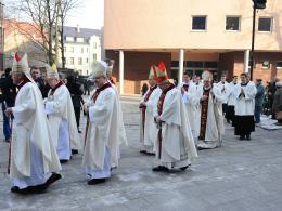 Biskup Jan Kopiec już w gliwickiej katedrze