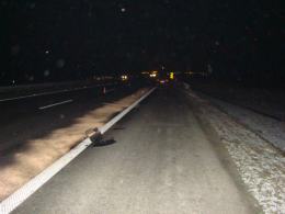 Trzy osoby ranne po zderzeniu na autostradzie