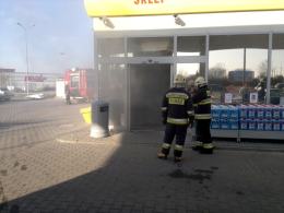 Pożar na stacji benzynowej
